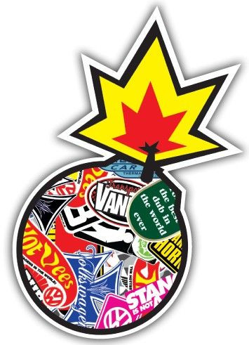 Autocolante Impresso - Bomba Bomb Sticker