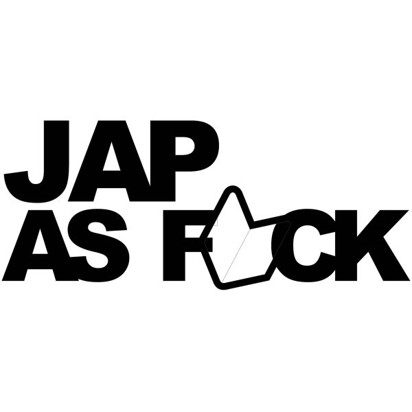 Autocolante - JAP as fuck
