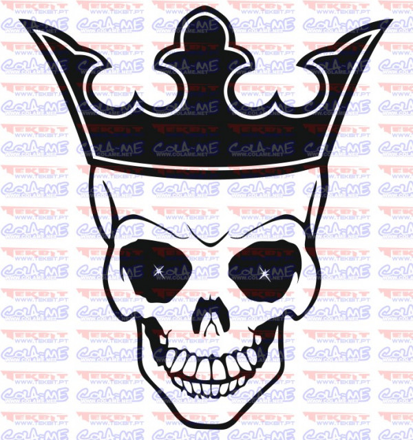 Autocolante - King Skull