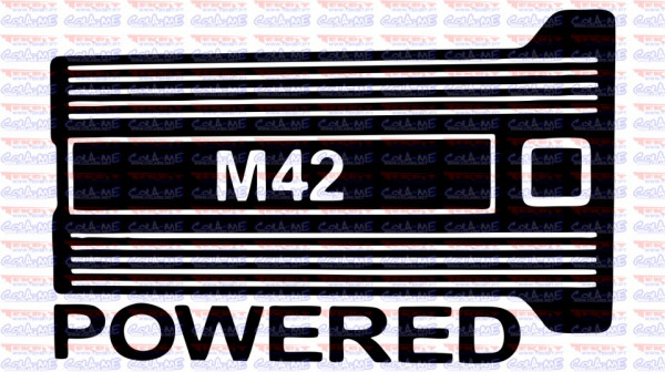 Autocolante - M42 Powered