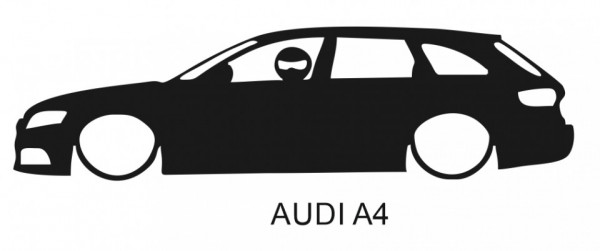 Autocolante para Audi A4 Carrinho Com Stig