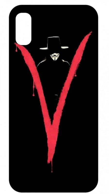 Capa de telemóvel com V For Vendetta