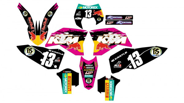 Kit Autocolantes Para KTM EXC XC XCF 08-11