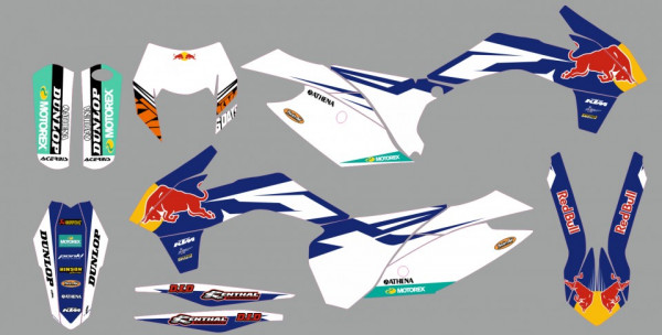 Kit Autocolantes Para Moto - KTM EXC / XC / XCF 14-16