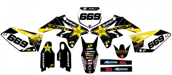 Kit Autocolantes Para Suzuki RMZ 250 07-08