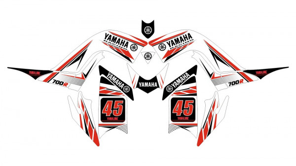 Kit Autocolantes Para Yamaha Raptor 700R