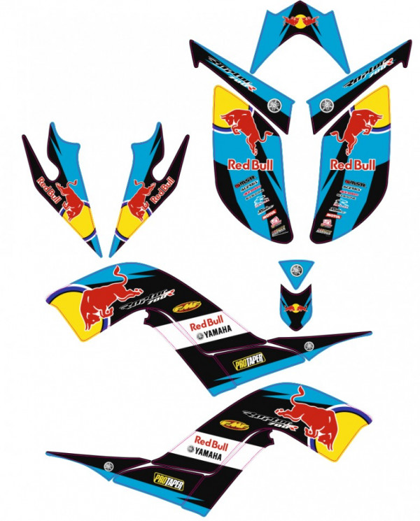 Kit Autocolantes Para Yamaha Raptor 700R