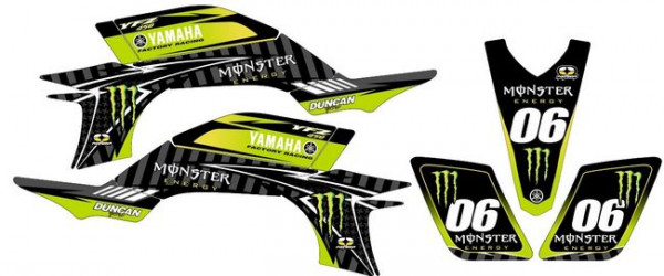 Kit Autocolantes Para Yamaha YFZ 450 03-08
