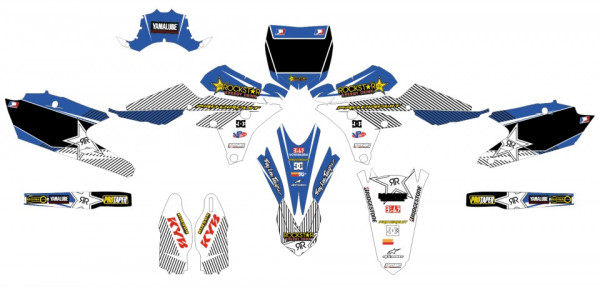 Kit Autocolantes Para Yamaha YZF 250 450 14-17
