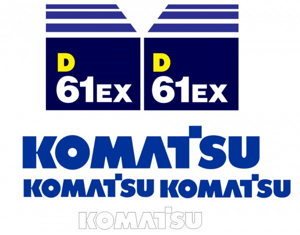Kit de Autocolantes para KOMATSU D61EX
