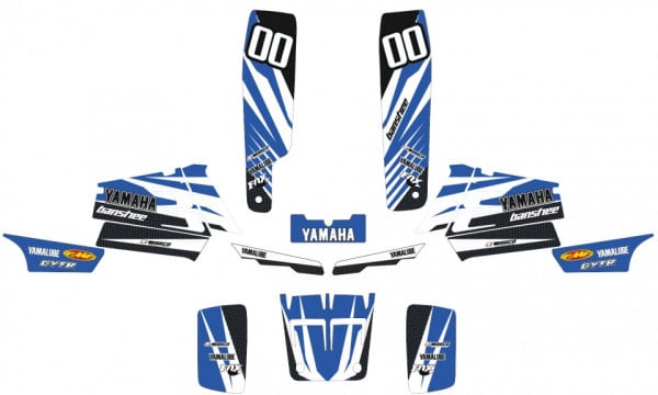 Kit de Autocolantes Para Yamaha Banshee 350
