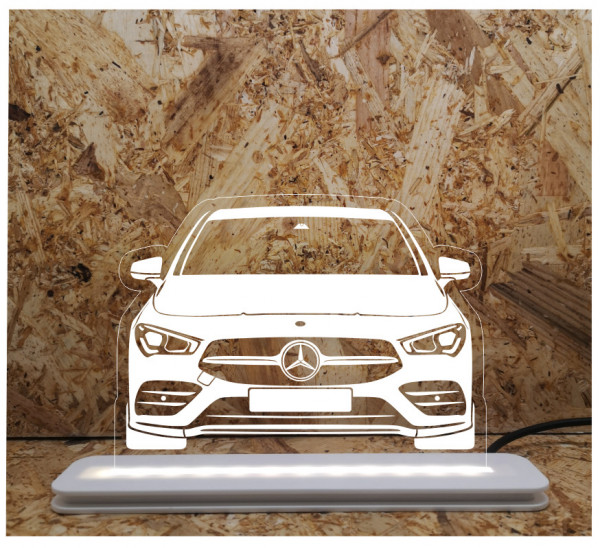 Moldura / Candeeiro com luz de presença - Mercedes cla