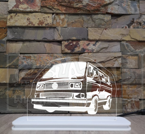 Moldura / Candeeiro com luz de presença - VW T3