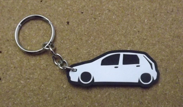 Porta Chaves com silhueta de Fiat Punto MK2