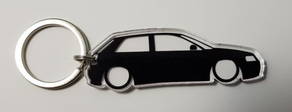 Porta Chaves de Acrílico com silhueta de Audi A3 8L