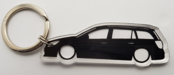 Porta Chaves de Acrílico com silhueta de Opel Astra H Caravan