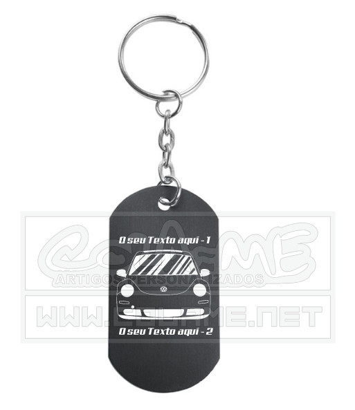 Porta Chaves em alumínio - VW Beetle