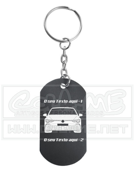 Porta Chaves em alumínio - VW Golf MK8