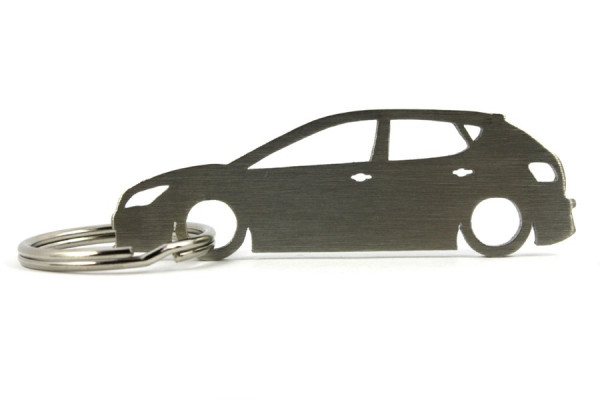 Porta Chaves em inox com silhueta com Seat Ibiza 6J 5P