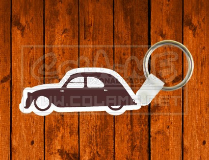 Porta chaves em MDF - Citroen 2cv