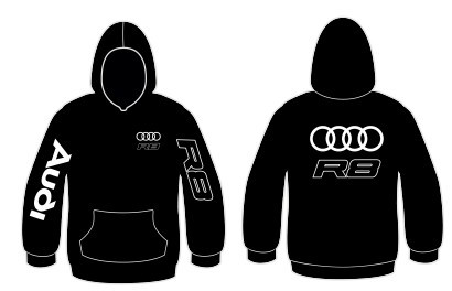 Sweatshirt com capuz para Audi R8