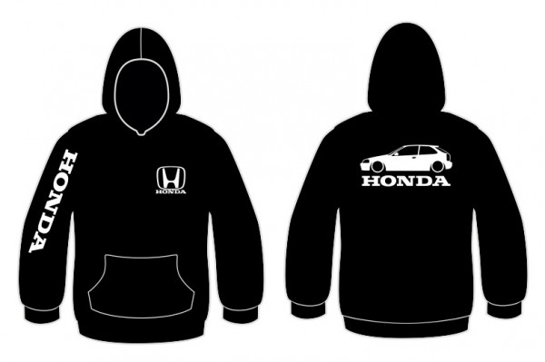 Sweatshirt com capuz para Honda Civic EK Lateral