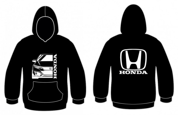 Sweatshirt com capuz para Honda Civic FN