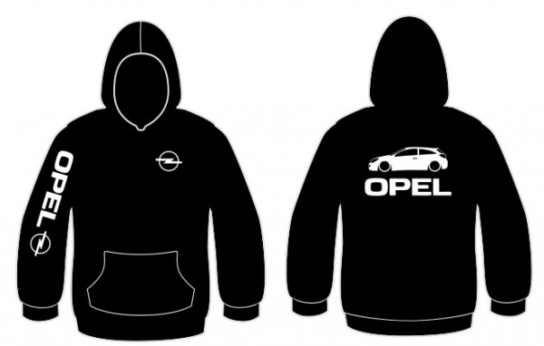 Sweatshirt com capuz para Opel Astra H