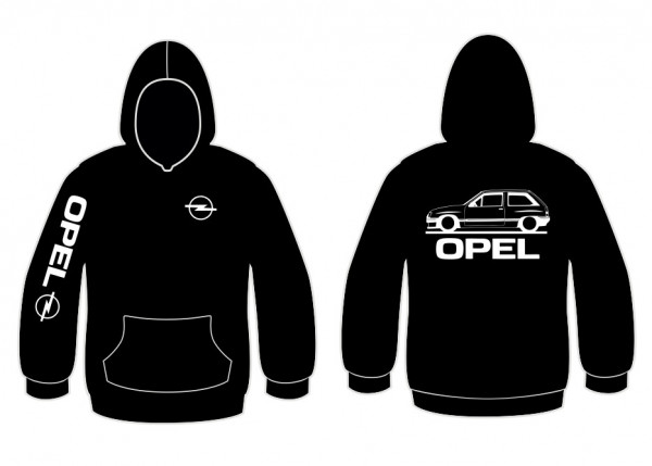 Sweatshirt com capuz para Opel Corsa A