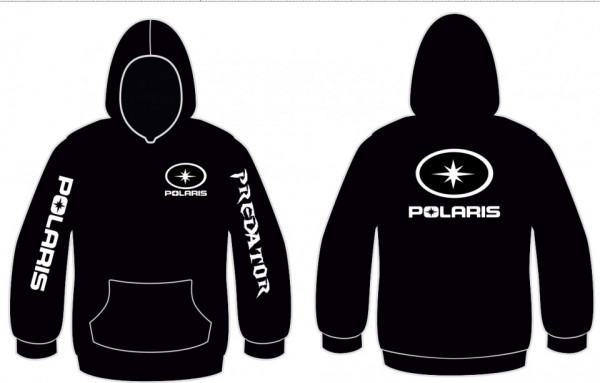 Sweatshirt com capuz para Polaris Predator