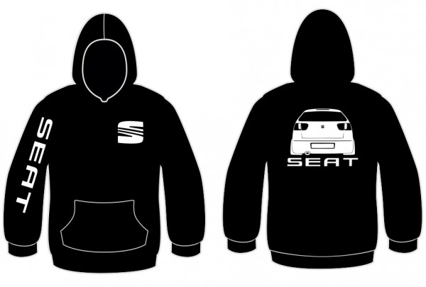 Sweatshirt com capuz para Seat Ibiza 6k2 Traseira