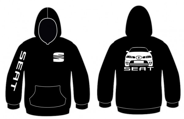Sweatshirt com capuz para Seat Ibiza 6L
