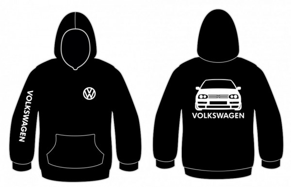Sweatshirt com capuz para Volkswagen Golf 3
