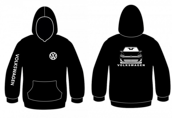 Sweatshirt com capuz para Volkswagen Golf 7