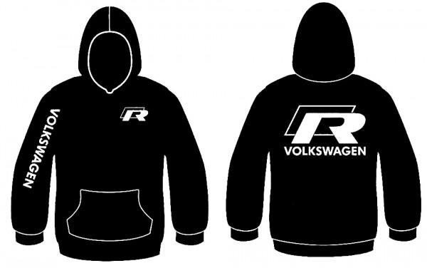 Sweatshirt com capuz para Volkswagen R
