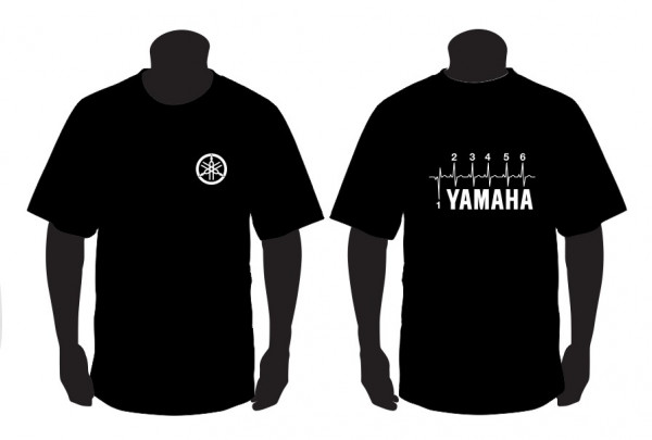 T-shirt para Yamaha Velocidades