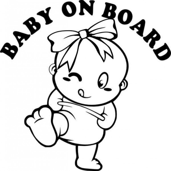 Autocolante - BABY ON BOARD