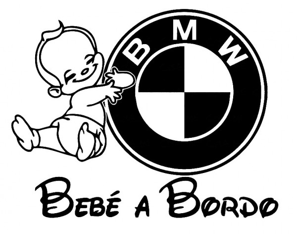 Autocolante - Bebé a bordo para BMW