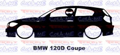 Autocolante - BMW 120d  Coupe Com Stig