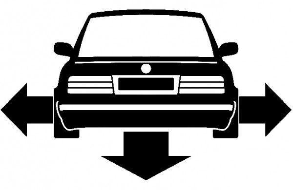 Autocolante - BMW E30 - Traseira (Baixo e Largo)