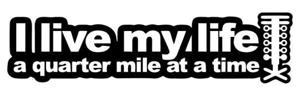 Autocolante com I live my Life