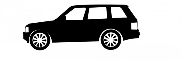 Autocolante com Range Rover