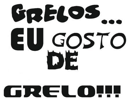 Autocolante - Grelos... Eu gosto de grelo !!!