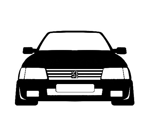 Autocolante para Peugeot 205