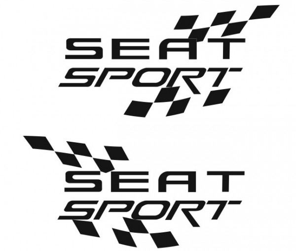 Autocolante - Seat Sport (par)