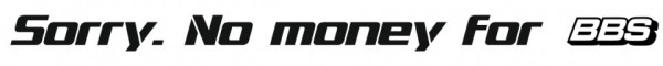 Autocolante - Sorry. No money for BBS