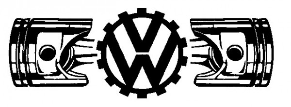 Autocolante - VW Pistão