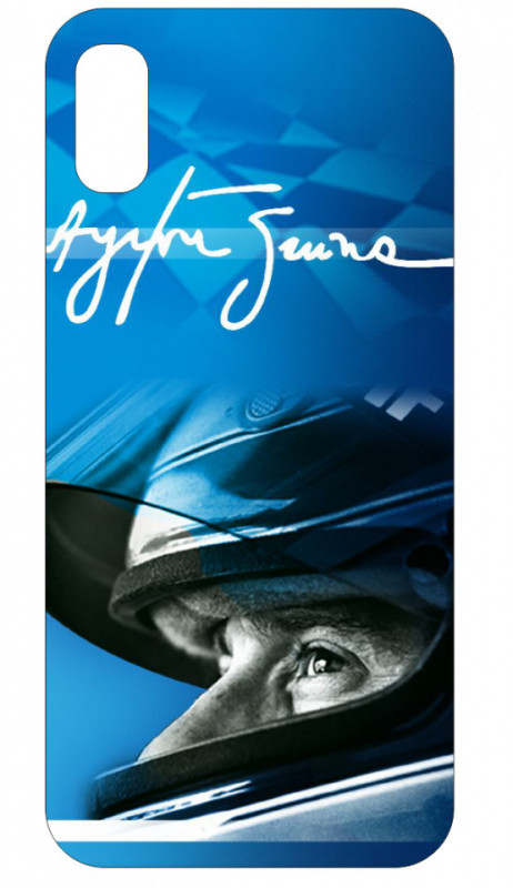 Capa de telemóvel com Ayrton Senna
