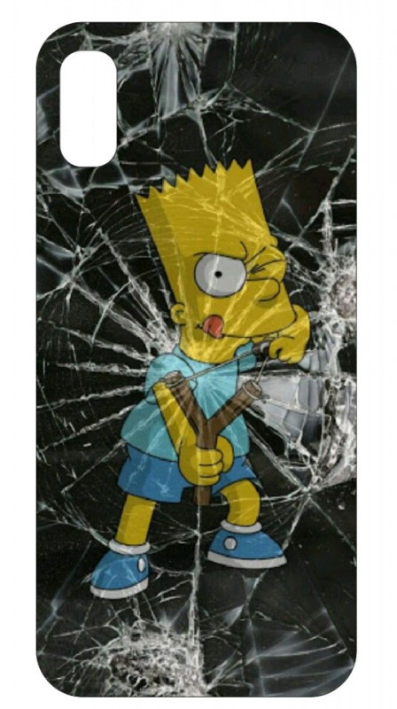 Capa de telemóvel com Bart Simpson
