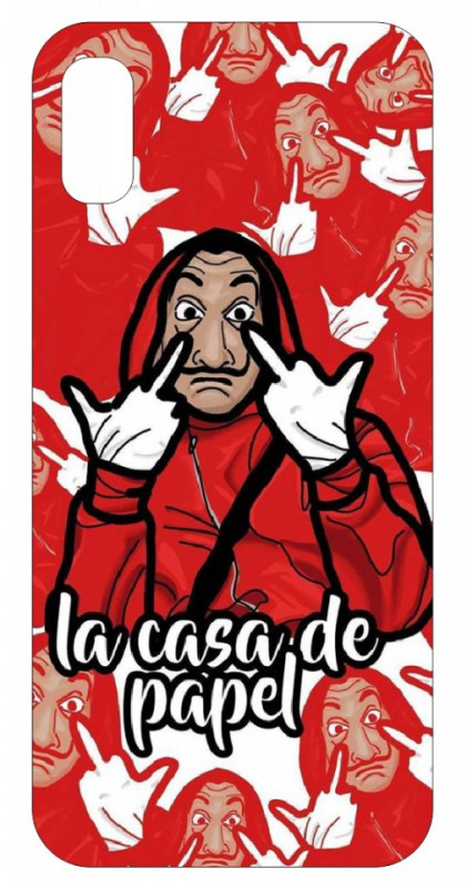 Capa de telemóvel com La Casa de Papel